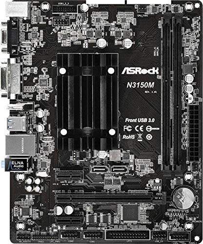 Preisvergleich Produktbild ASRock N3150M Mainboard (microATX, DDR3, OHNE Blende) Bulkware