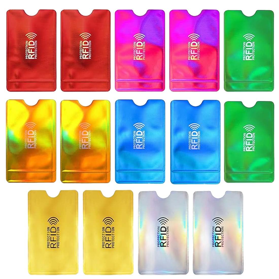 PATIKIL RFID Blocco Custodie, 10pz Identità Furto Prevenzione Credito