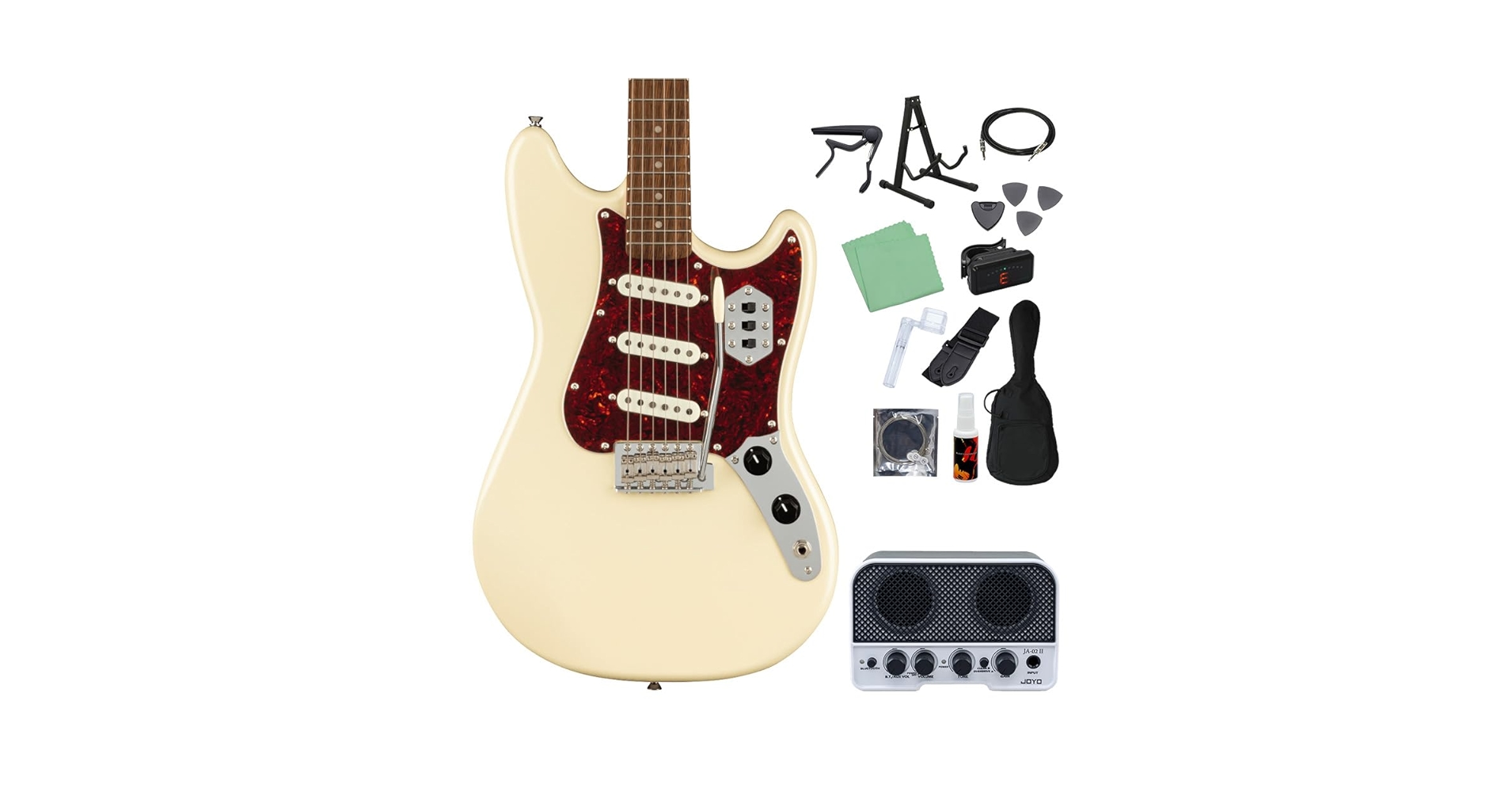 Amazon | Squier by Fender Paranormal Cyclone Pearl White