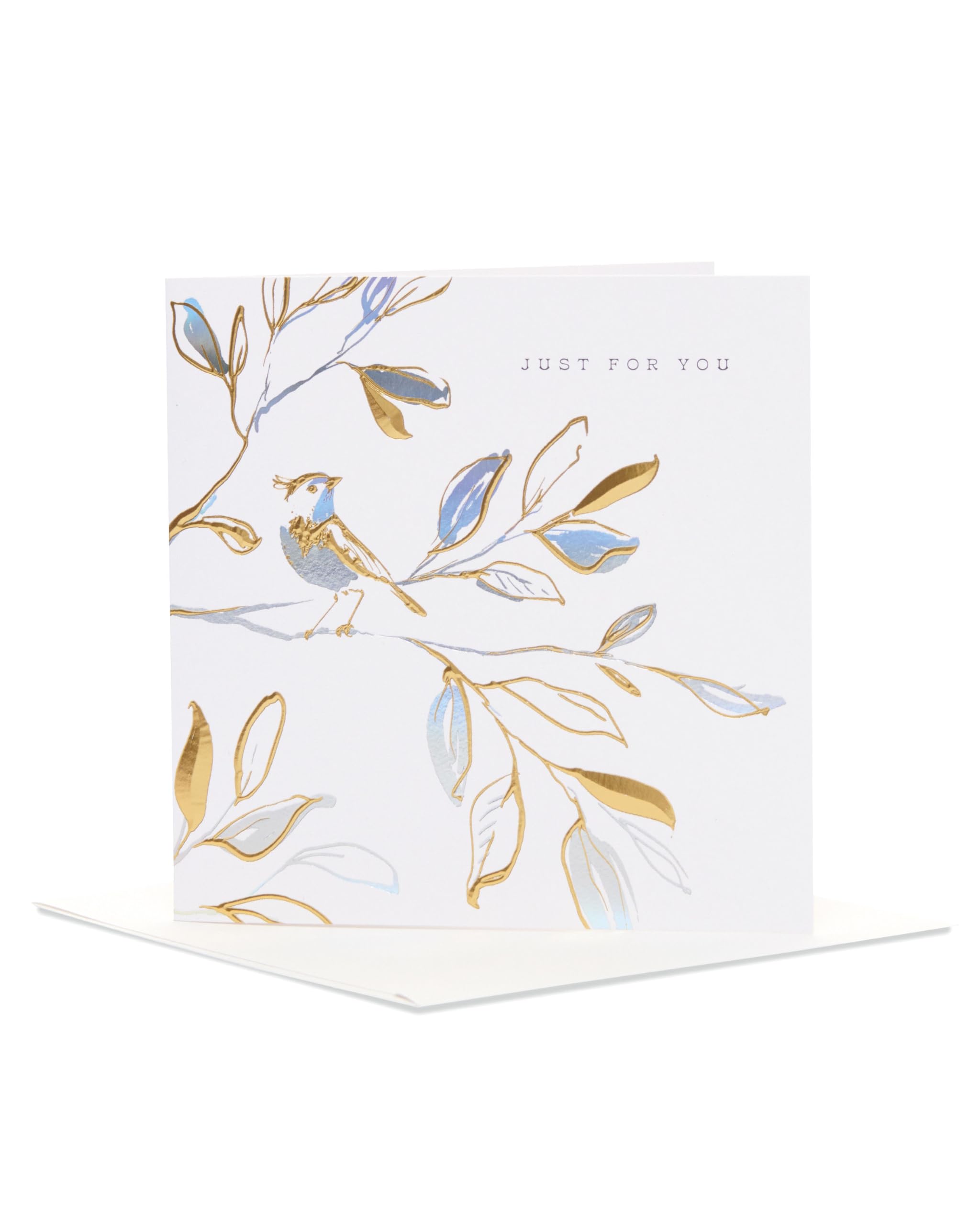 UK Greetings | Greeting Card | Camden Collection | For All Occasions | Thank you, Birthday, Congratulations | Her/Him | Just for You Design | With Envelope | 165 x 165 mm