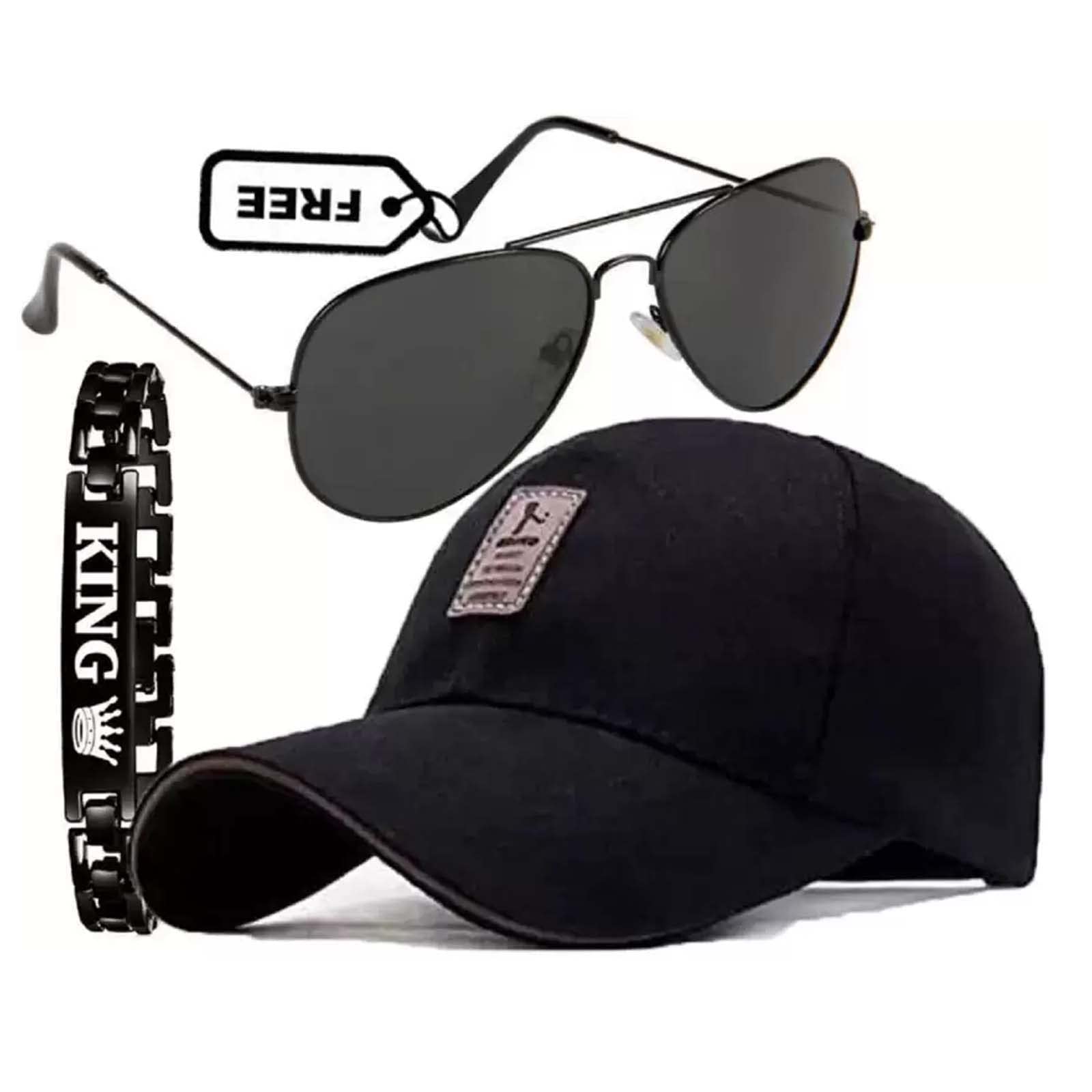 YINTAI Cotton Stylish Caps with Digital Watch and Bracelet for Sun Protection for Men and Boys (C1) (B0C1CRXXNQ) Amazon Price History, Amazon Price Tracker