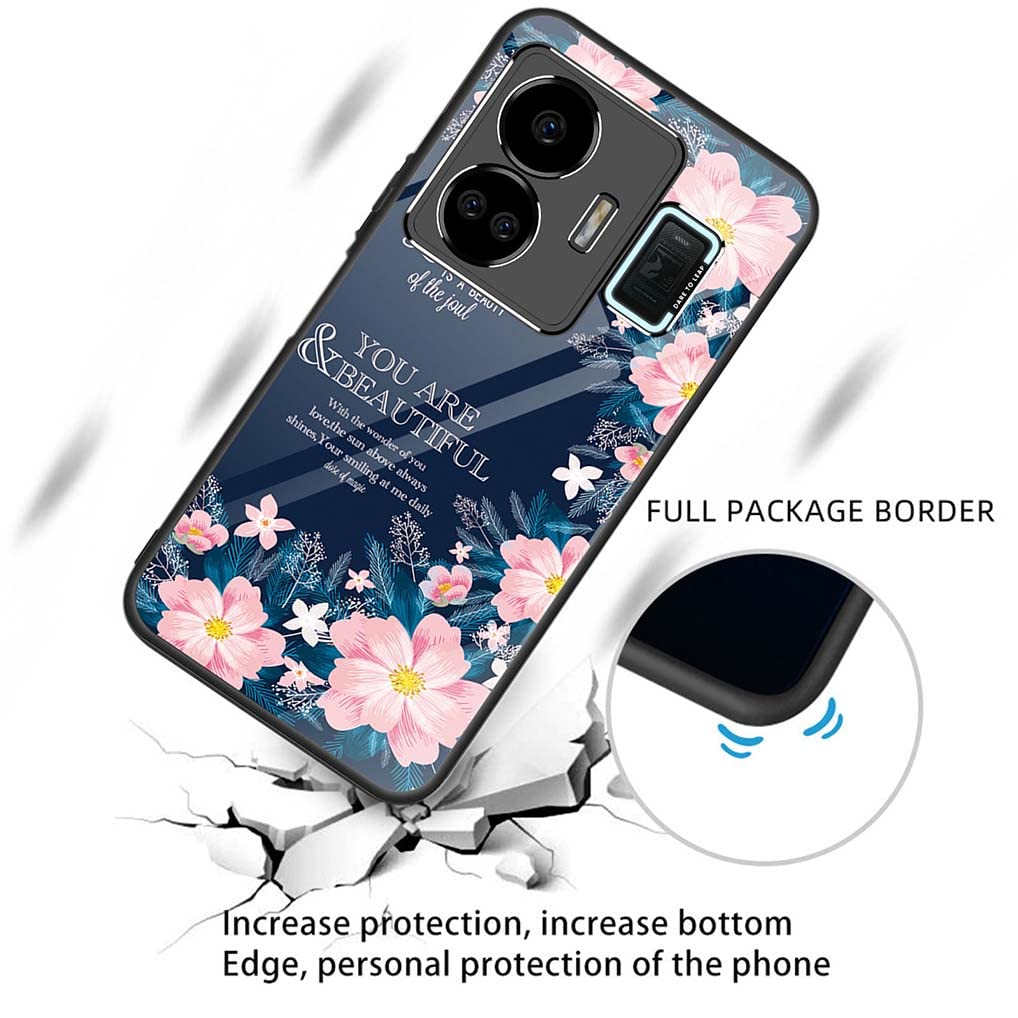 HAOYE Trasparente Cover Per Realme GT Neo 3 (GT Neo3), Elegante