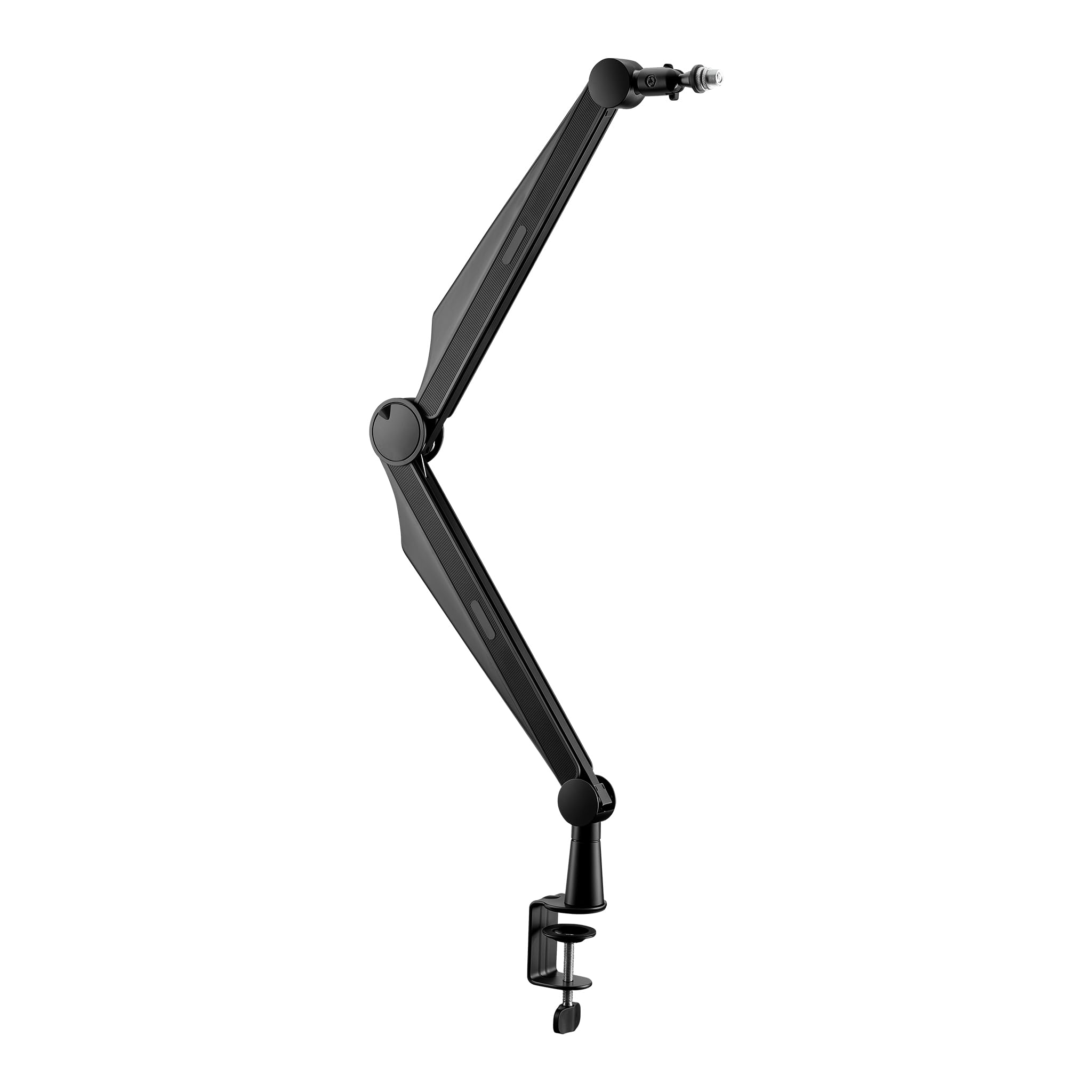 Wiltec Brazo de micrófono 80 cm soporte conexión 3/8" y 5/8" extensible mesa gaming podcast flexible