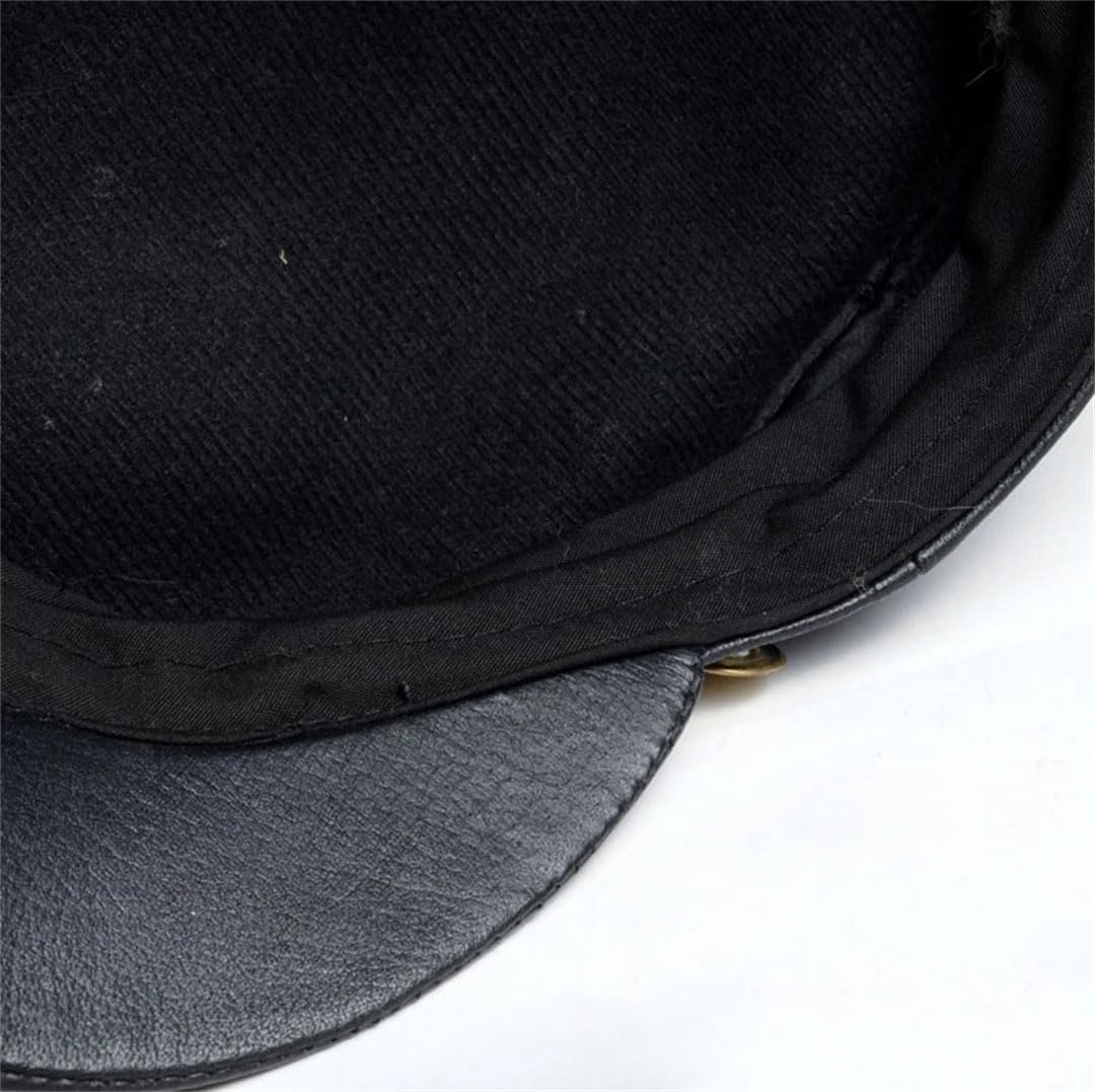 Boinas de invierno de piel auténtica para mujer y hombre, 100 % piel de oveja dorada/plateada, gorras de béisbol para estudiantes