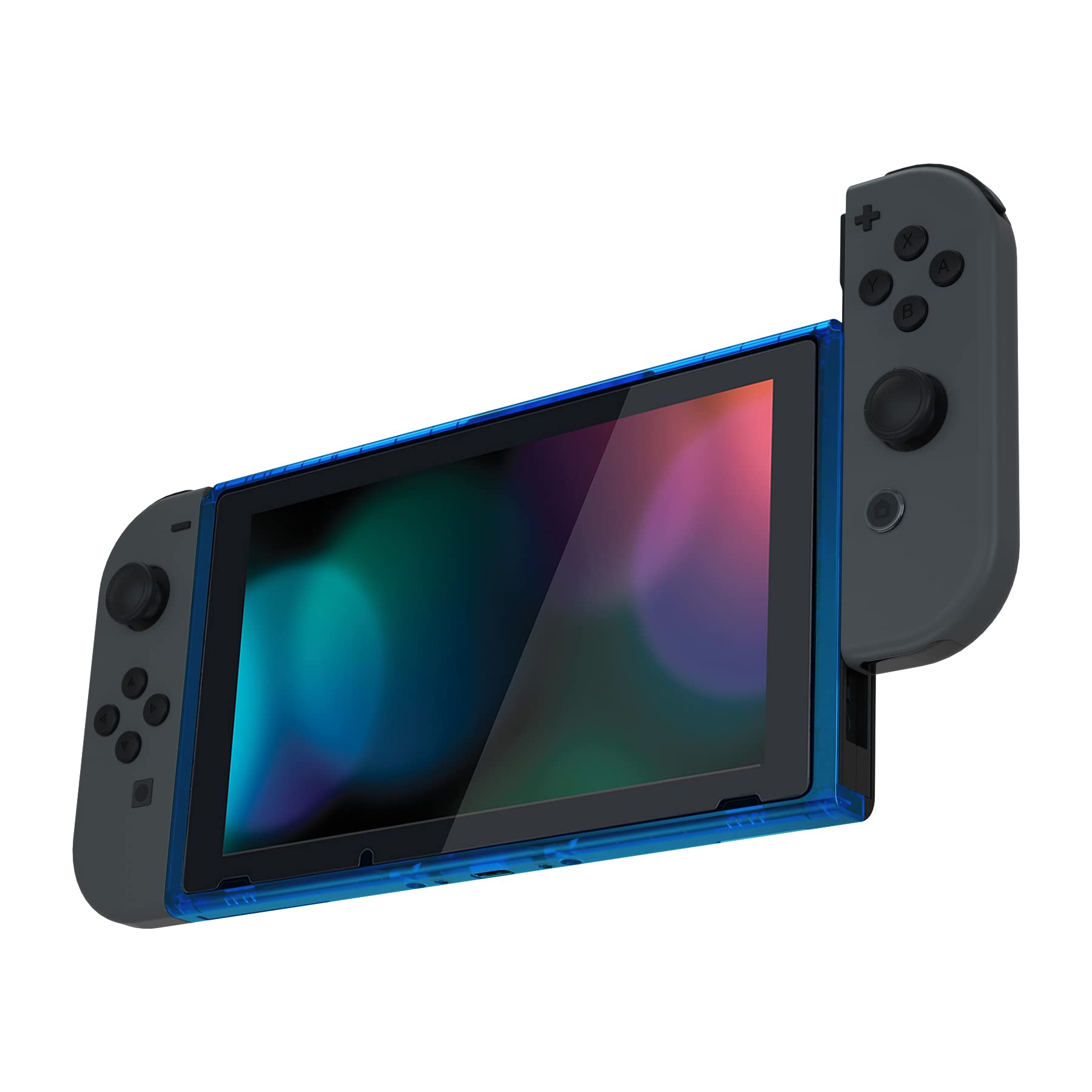 Amazon.com: eXtremeRate Clear Blue DIY Housing Shell for Nintendo