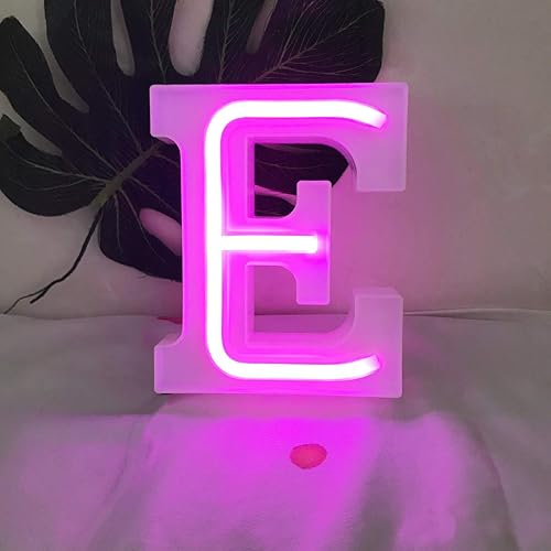 Letras de marquesina iluminadas, letras de neón, decoración de pared rosadadecoración de mesa para el hogar, bares, Navidad, fiestas de cumpleaños, disponible en Yaxa Venezuela