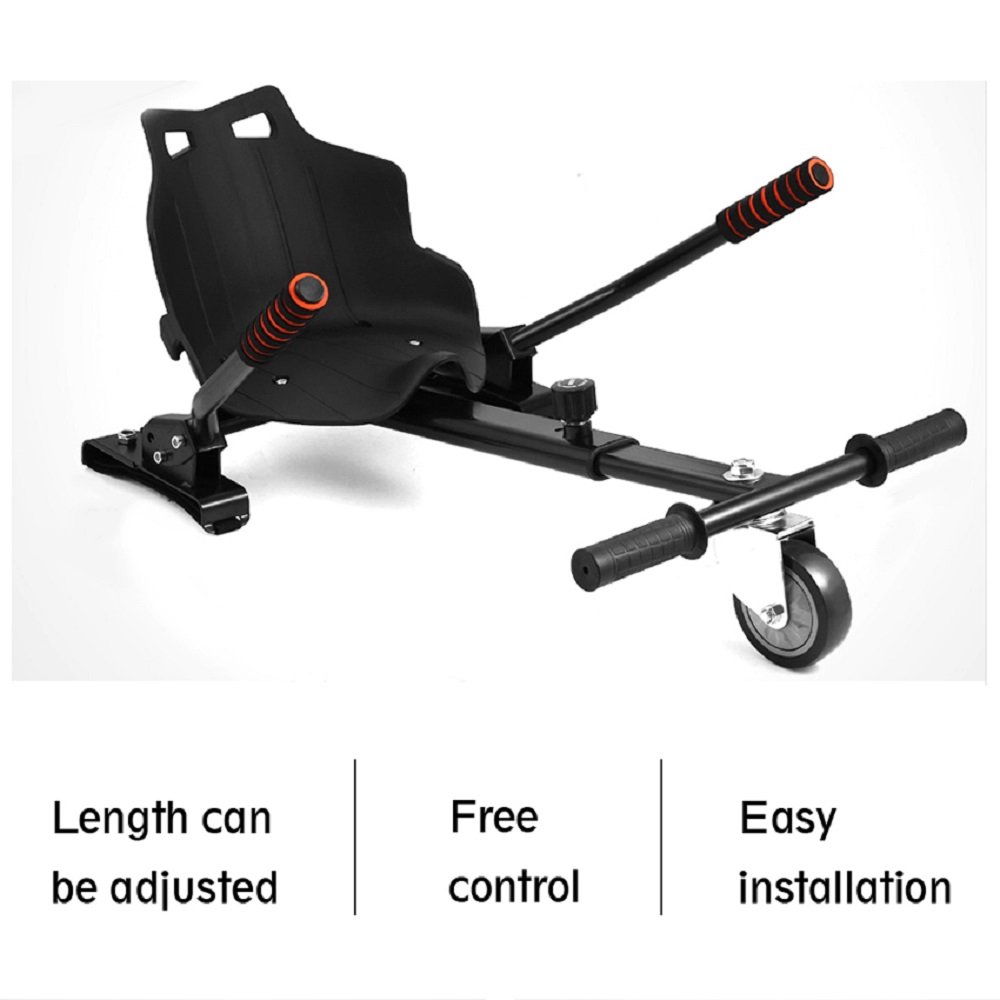 'hoverkart Sedile per Hoverboard Scooter elettrico hoverseat 6.5 "/8"/10 All Size modello 2018 (Nero) spedire 24hs/Península con Envio urgente