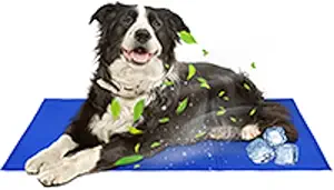 Zacro Dog Cooling Mat 35" x 20 - Pressure Activated Self Cooling Pad for Dogs Cats, 3 Hour Gel Cooling Dog Bed Mats for Crate, Home, Travel