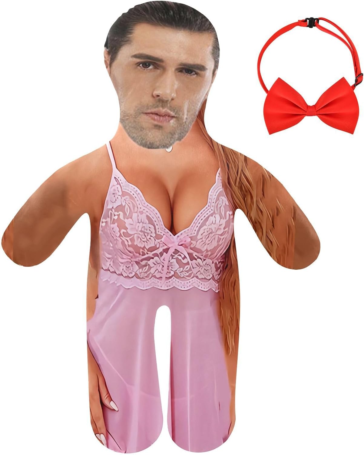 JSTEL Custom Body Pillow with Picture,Custom Body Pillow Human Shaped Customized Face Photo,Personalized Memorial Gift,Funny Gag Gift