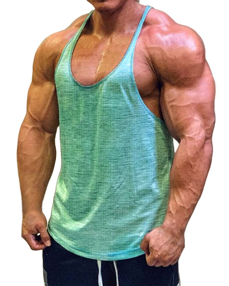 Muscle Cmdr Camiseta sin Mangas de Entrenamiento para Hombre,Camisetas de Tirantes Tombre Gym,Camiseta de Fitness con Espalda en Y para Hombre