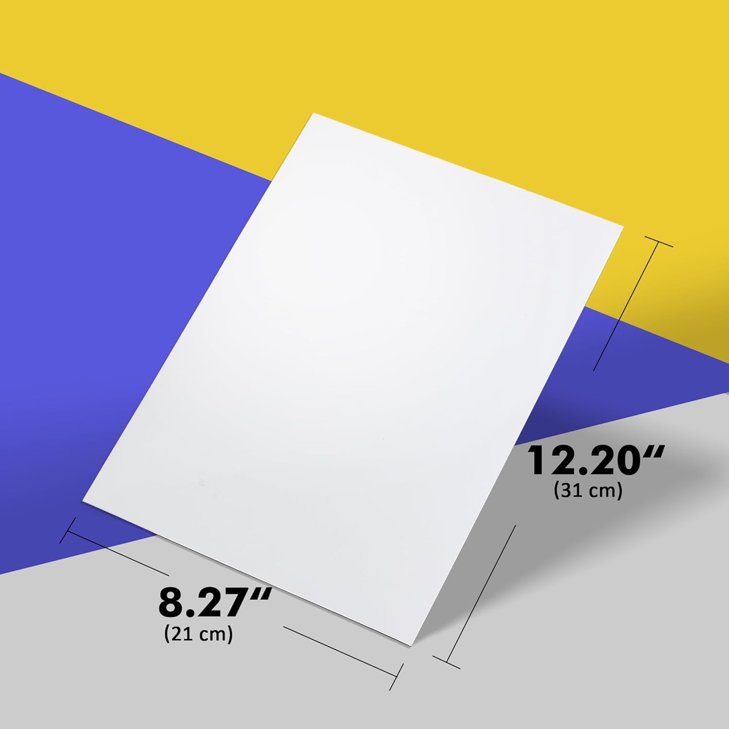 LLPT Dry Erase Magnetic Sheets 6 Packs 8.3" x 12.2" Reusable Washable No Adhesive Trimable Sticker Notes for Refrigerator Desktop Shelf DIY Whiteboard Color Blue (MSB912)