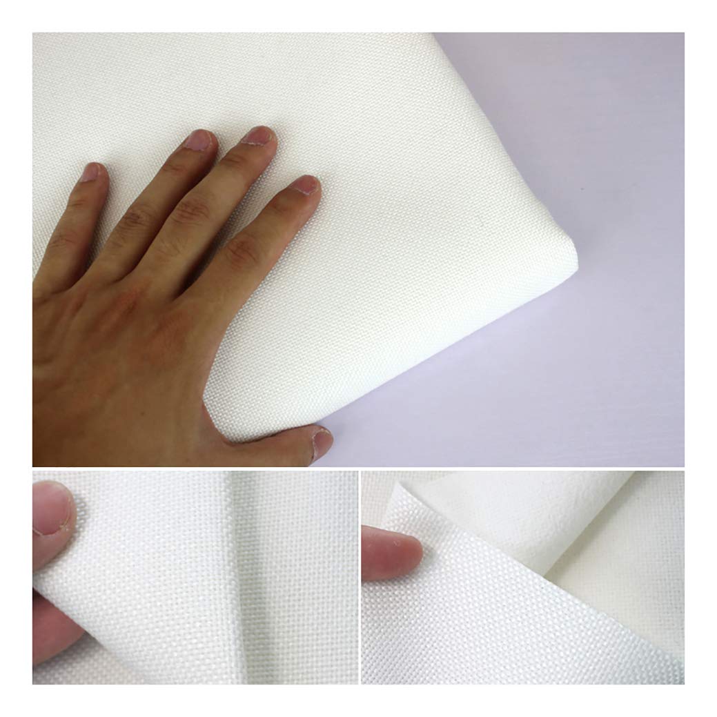 Tissu en lin naturel au mètre de couleur unie pour couture et broderie