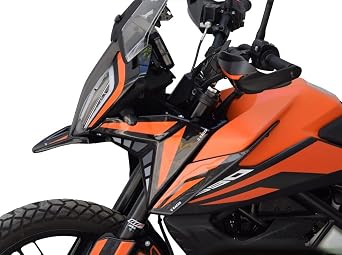 Front side covers for KTM 390 Adventure 2020-2023 black/orange