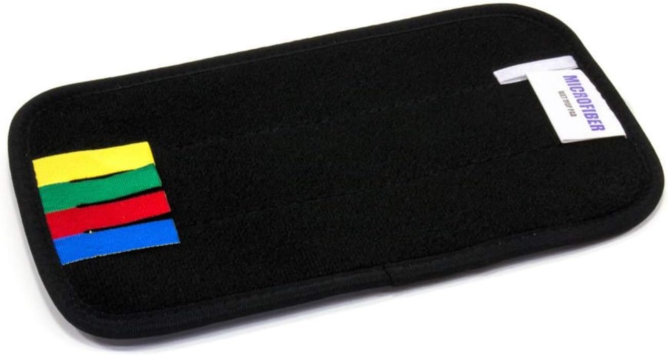 Real Clean 10 inch Commercial Microfiber Mop Kit with Two Premium Microfiber Mop Pads