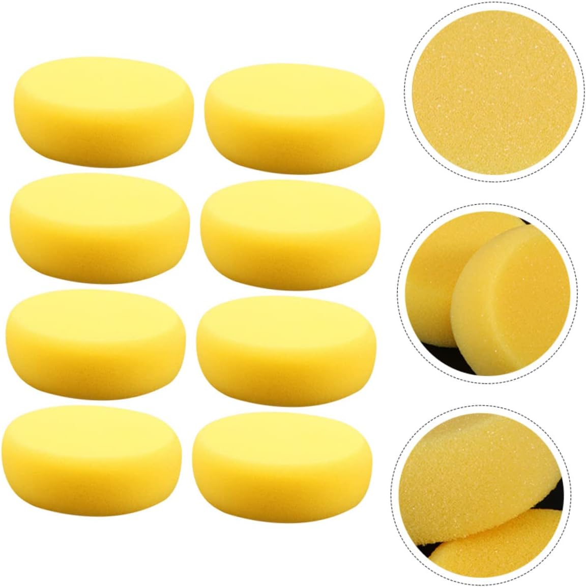Art Painting Sponges 8pcs Round Sponge Brush Watercolor Tools for Children's Art