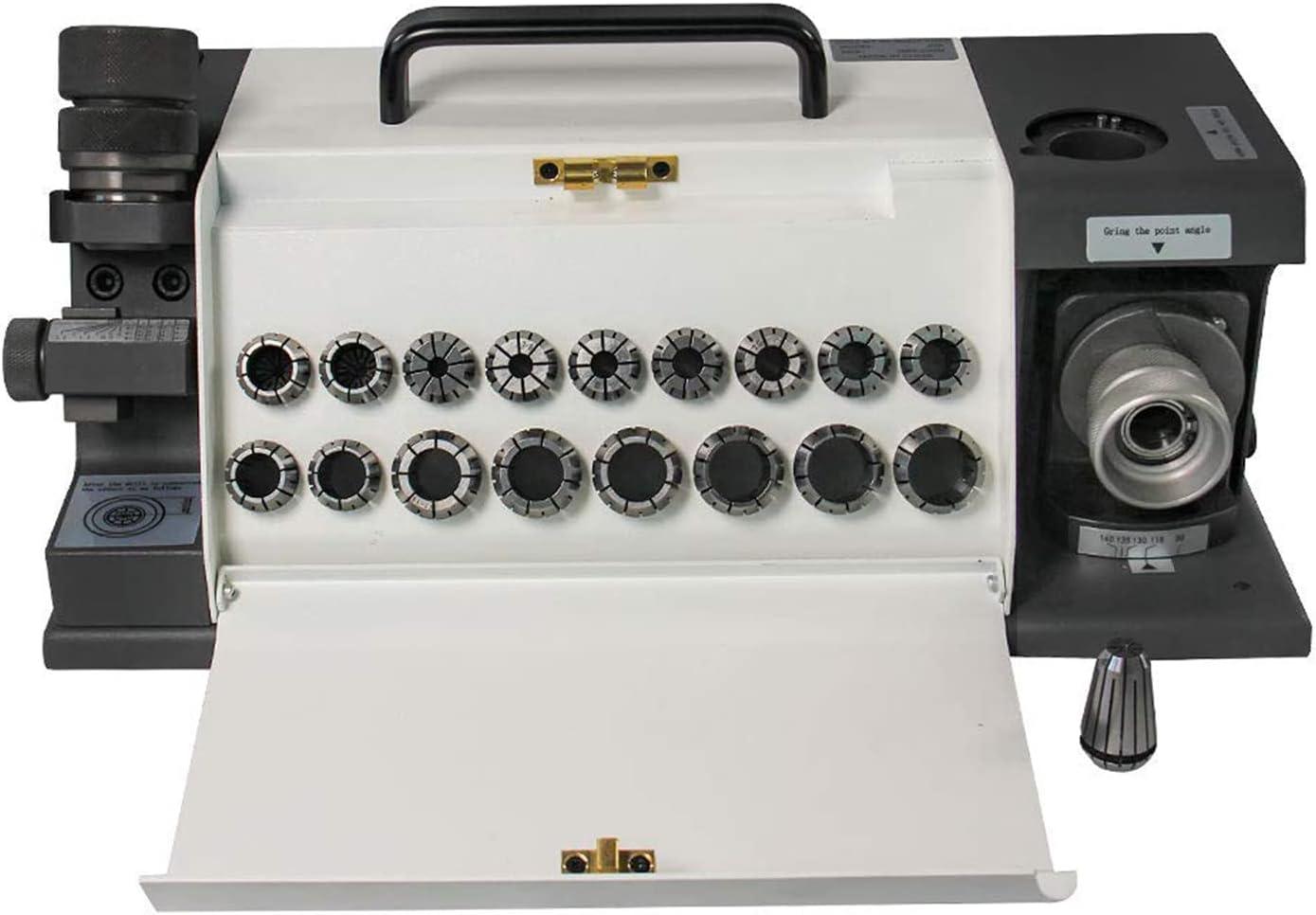 Kaka Industrial TX-Z20 Drill Bits Sharpener and Grinder 18 Collects Drill Grinding Machine Portable Grinding Sharpening Machine CNC Router Bit Sharpener - - 