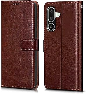 WOW IMAGINE Shock Proof Flip Cover Back Case Cover for Samsung Galaxy M36 5G | Samsung Galaxy F36 5G (Flexible | Leather F Price In India