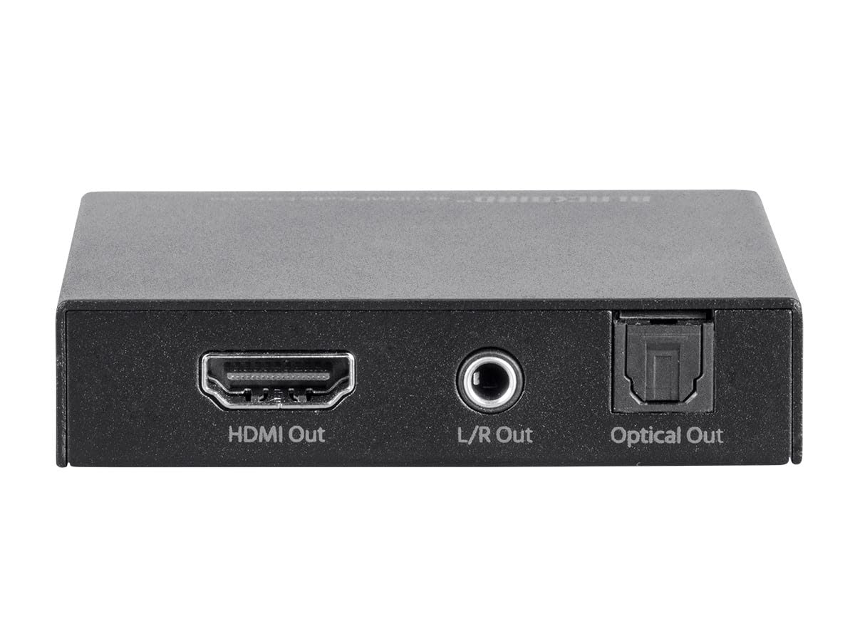 Monoprice Blackbird - Extractor de audio HDMI 4K, 18 Gbps, HDCP 2