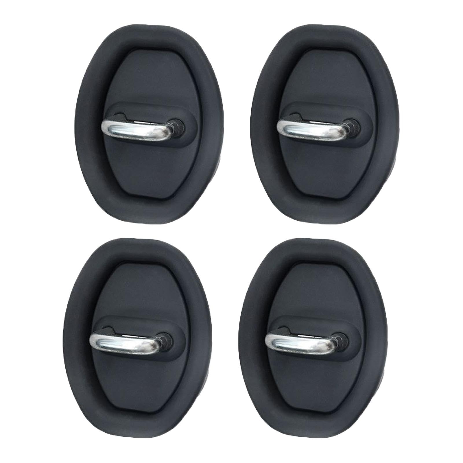4x Silikon Türschloss Abdeckung - Universeller Schutz Für Autotür Verriegelung - 8,5x6,6cm Stoßdämpfer