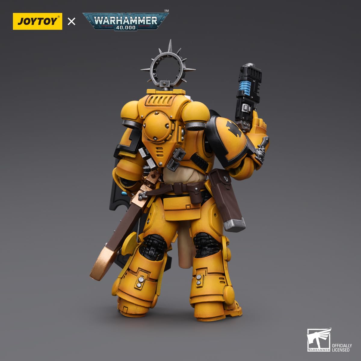JOYTOY Warhammer 40.000 – Action Figure Templari Neri Bladeguard Veteran Primaris 12,2 Cm