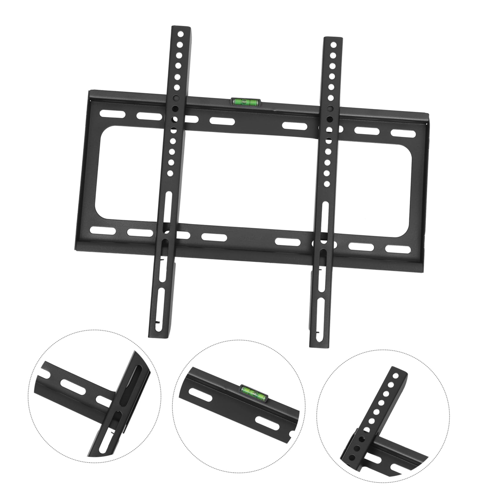 Homoyoyo Supporto Tv Da Parete Con Design Salvaspazio Per Televisori Da Facile Installazione e Sicurezza Elevata