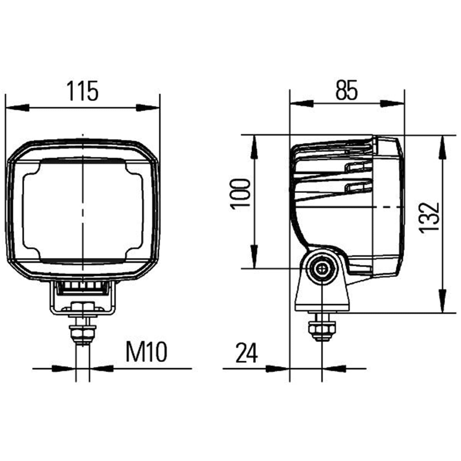 HELLA 1GA 995 506-001 LED-Faro de trabajo - Ultra Beam - 12/24V