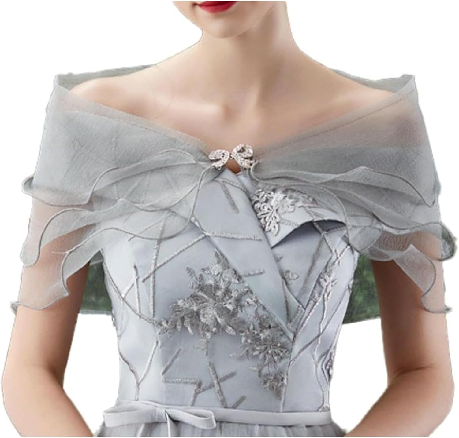 Bridesmaid Wedding Cape Sheer Shawls and Wraps for Evening Dresses Women Fashion Scarves Cover Up for Summer