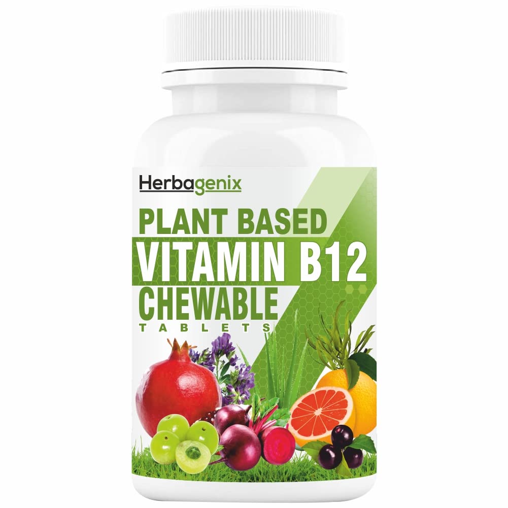 HERBAGENIX Vitamin b12 Supplements With Alpha Lipoic Acid ALA, Vit d (as d3), And Super Foods, No Sugar b 12 Supplement For Men, Women To Support Energy Metabolism And Nerve Strength- 60 Tablets-picture-20