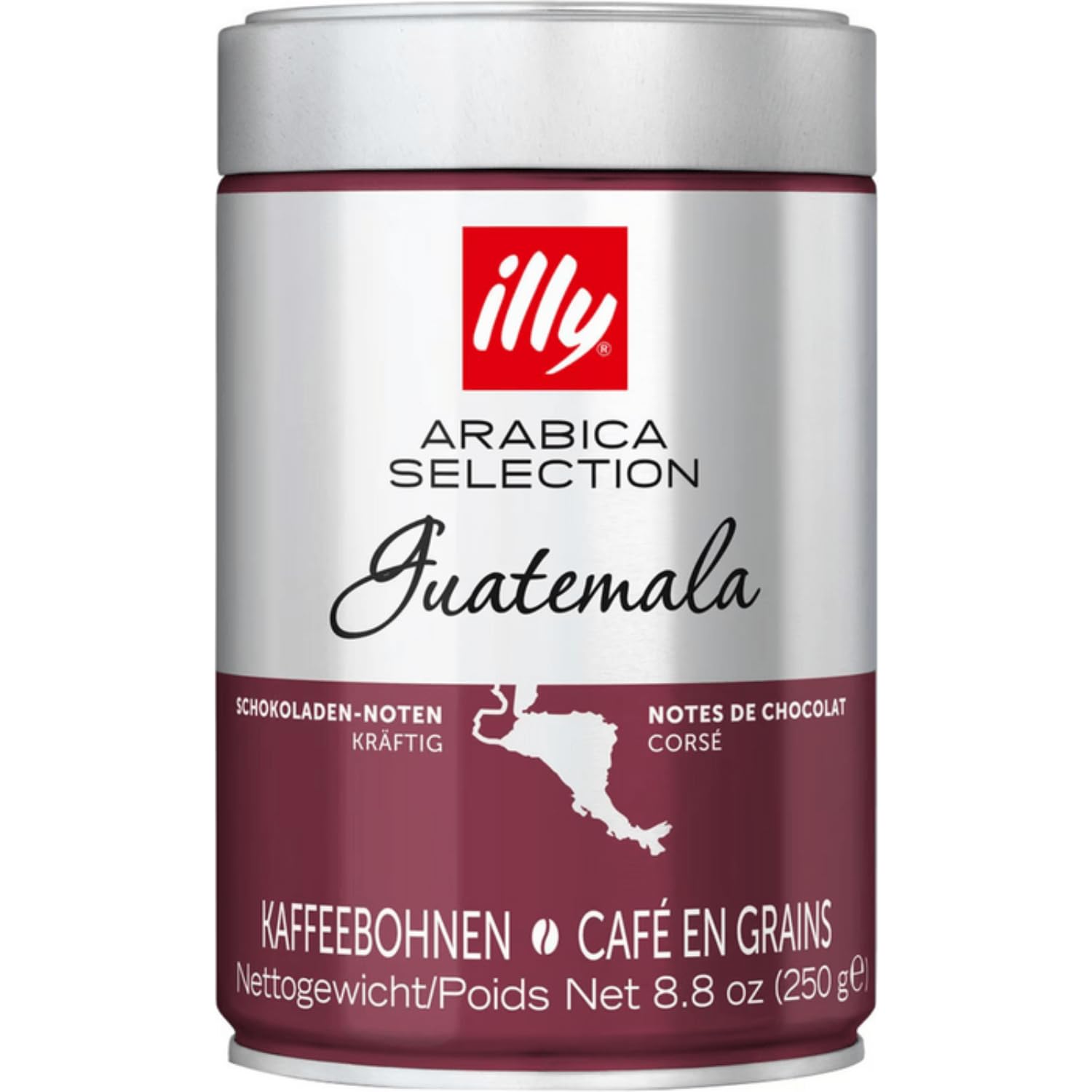 Illy Arabica Selection Guatemala Whole Bean Coffee 250g Tin, Premium 100% Arabica Beans with Chocolate Notes, Medium to Bold Roast Gourmet, Authentic Italian Coffee Beans for Espresso & Machines, By COUGAR – (Imported-UK)-image-28