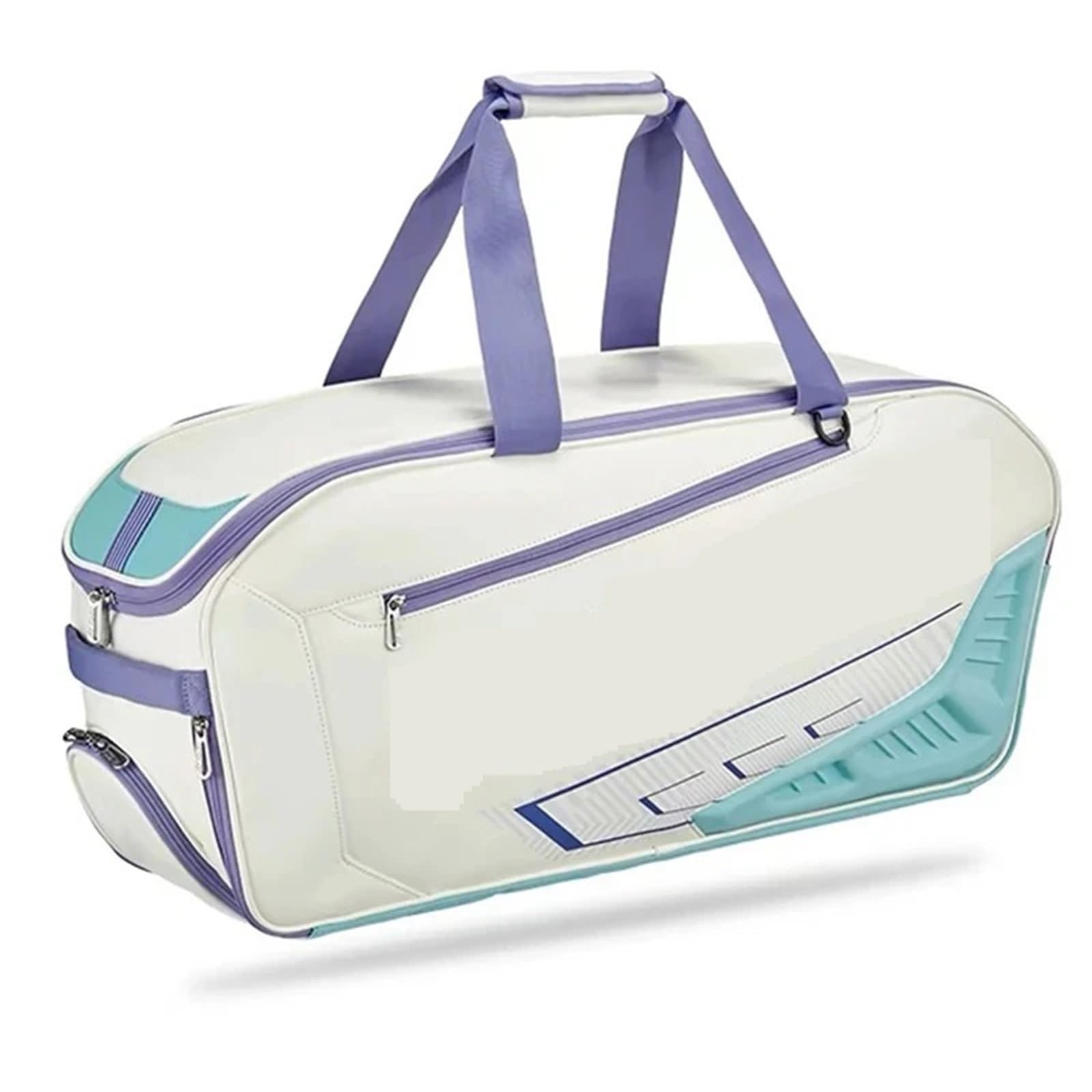 Zaino per Racchette da Tennis Borsa for Racchette da Badminton Borsa for Racchette in Pelle for 5-7 Racchette per Tennis, Badmintonon