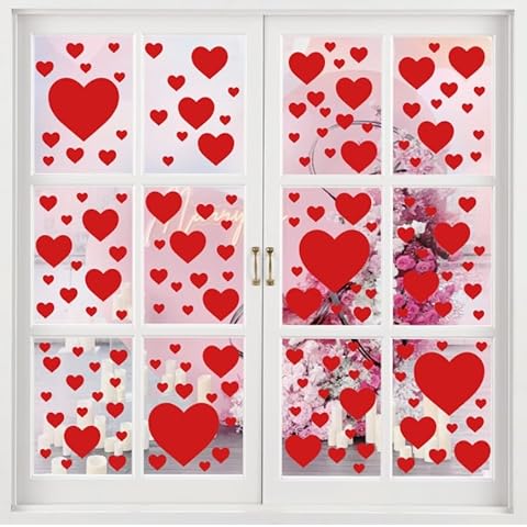 Autocollants de fenêtre Saint Valentin YiYa Cover