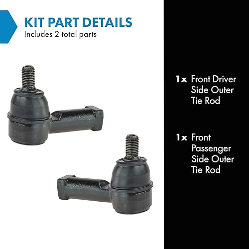 Juego de par de extremos de barra de acoplamiento para Vanden Plas XJ12 XJ6 XJ8 XJR XJS XK8 XKR