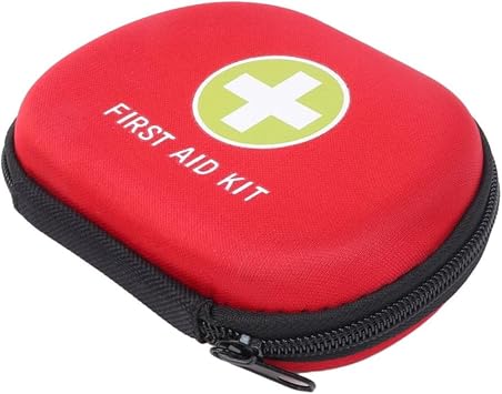EVA Case Empty Medical Bag Mini Pocket First Aid Kit Empty Small Pouch Hard Case Hard Cases for Emergency Camping First Responder Home Business Outdoor Red G