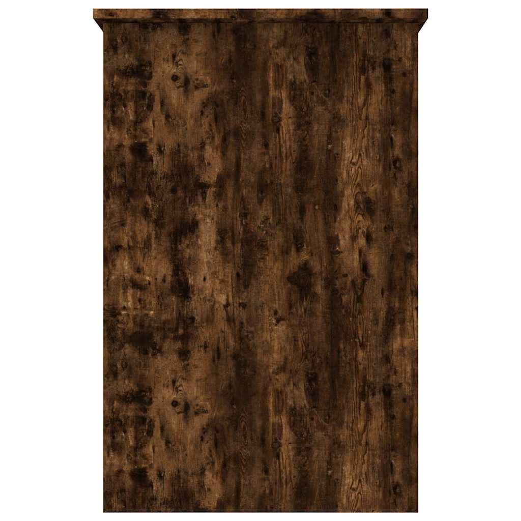 Biurko komputerowe z wędzonego drewna 100 x 50 x 76 cm z szufladą