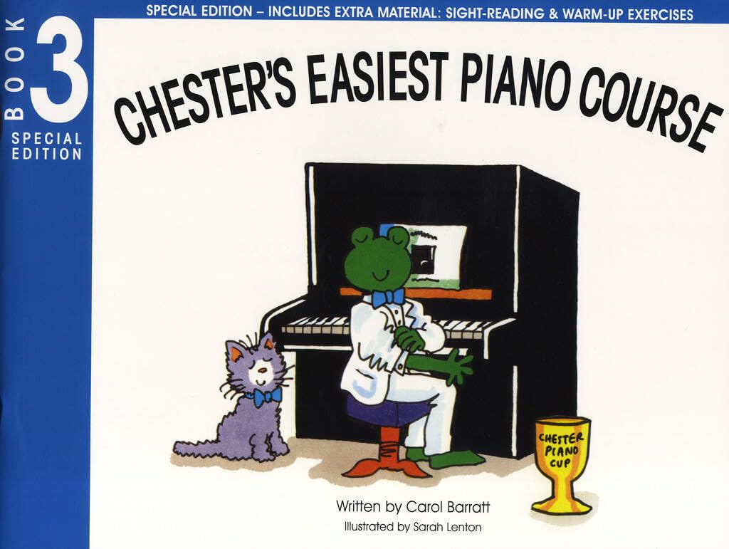 Chester’s Easiest Piano Course - Book 3 Special Edition | Beginner Piano Tutor Book for Kids and Students | Fun Illustrated Piano Lessons with Sight-Reading and Warm-Up Exercises