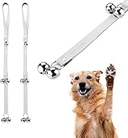 Vista 20 de Campanas de Cuero para Perros, para Pomo de Puerta/Entrenamiento de Orinal/Salir al Aire Libre, Campana de Cobre con Ajuste de Longitud, Campana