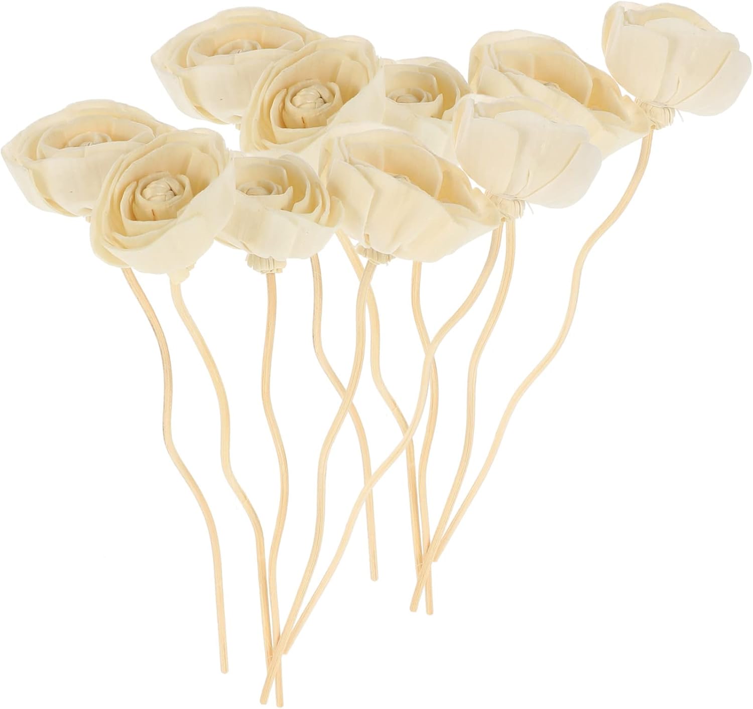 50pcs Diffuser Sticks Unique Flower Design for Bottles Decorative Fragrance Diffuser Tools for Relaxing Home Ambiance