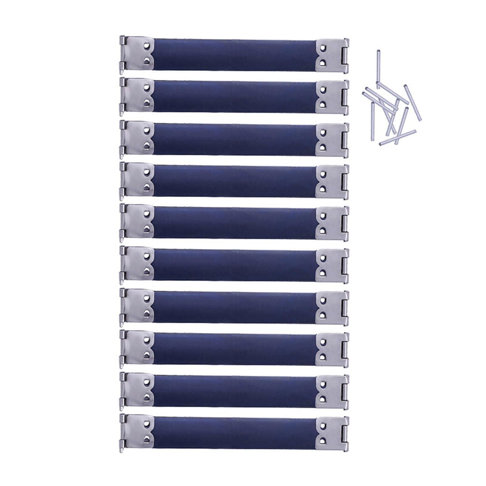 100 clips elásticos de metal para monedero, marco interno para hacer monederos, bolsos, accesorios