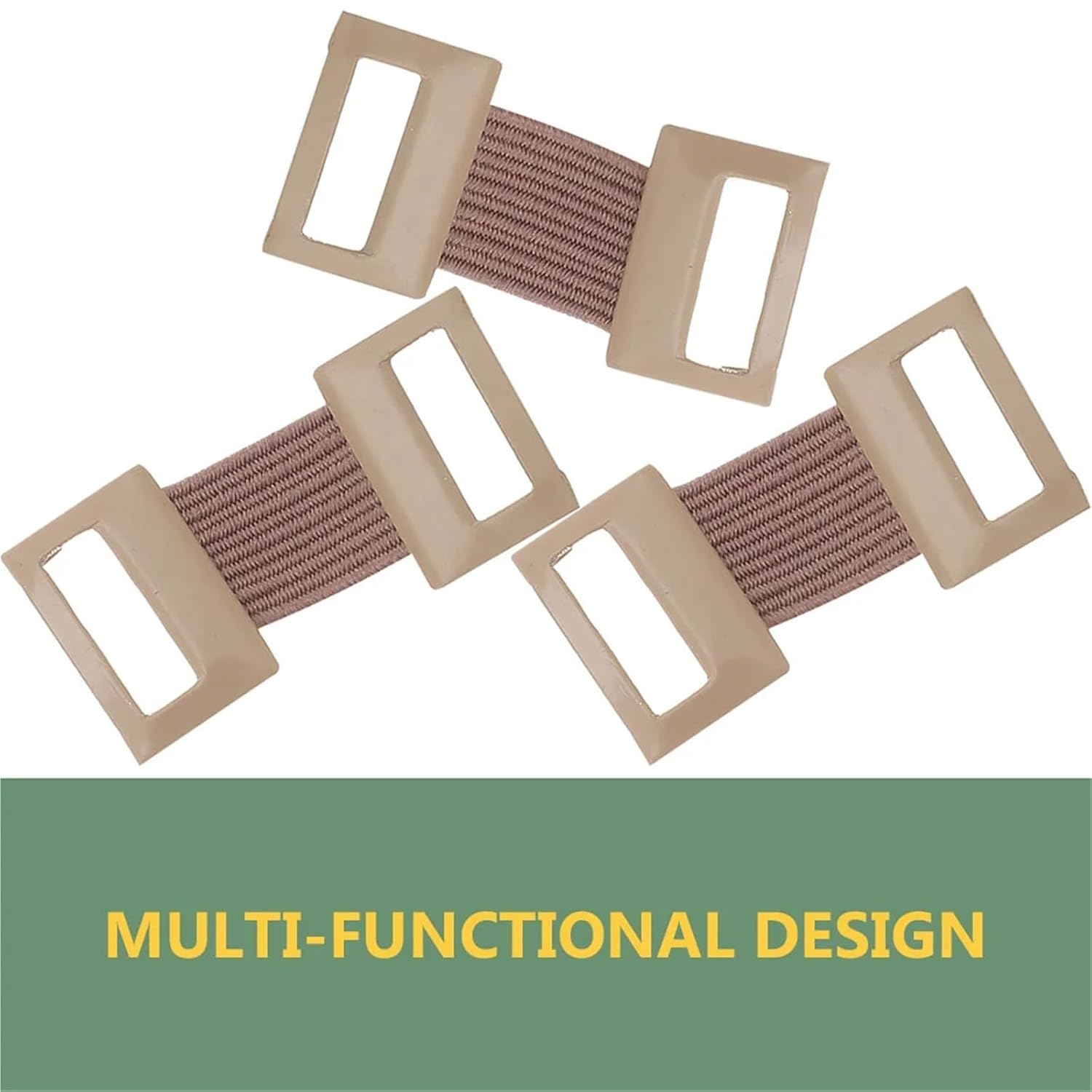 Bandage Clips 150Pcs Knee Wrap Elastic Bandage Aluminum Buckle Bandages Fixing Light Brown