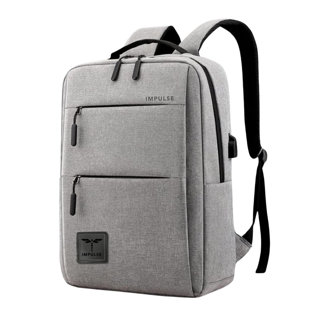 Impulse EmpowerElite 25L Unisex Water Resistant Travel Laptop Backpack with USB Charging Port/Office Bag/School Bag/College Bag/Business Bag Fits Up to 16 Inch Laptop with 1 Year Warranty (Blue)