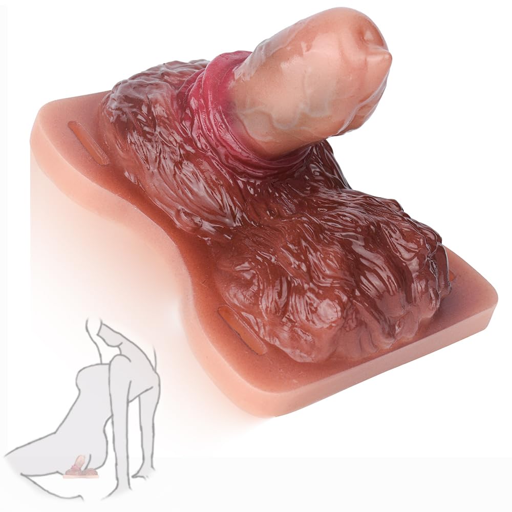 Klitoris Stimulator Saugschalen Schleifspielzeug Grinder für Frau Paare Auflege Sexspielzeug mit Gürtel Vulva Reiben Umschnall Erotisches Sex Toys für Frauen Brustwarzen Klitorisstimulation