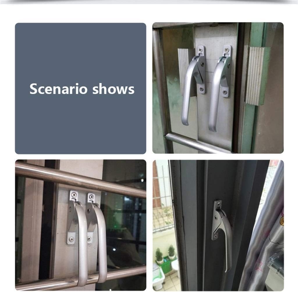 Casement Locking Handle,Window Locks Handles for upvc Windows Lock, Aluminum Alloy Door and Up and Down Connecting Rod Linkage Doors and