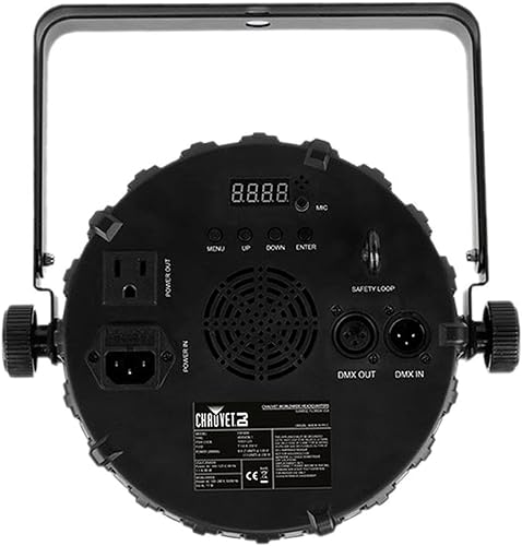 Miniatura 5 de Chauvet DJ FXpar 9 Compact DMX Multiefecto LED SMD RGBUV estroboscópico Par de luces con cable DMX y paño de pulido Austin Bazaar