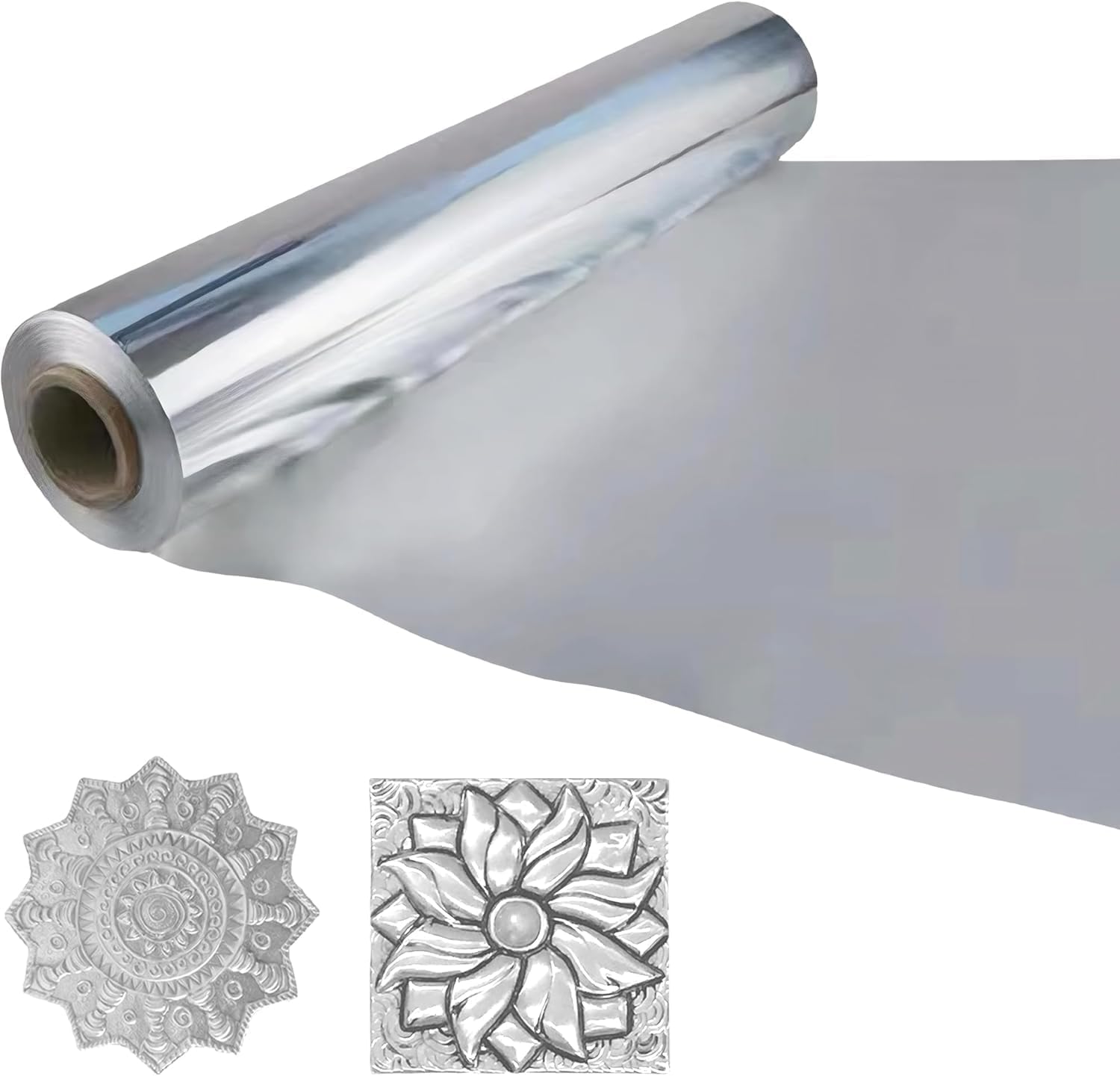 Foil Aluminum Roll Heavy Duty:Extra Thick Tin Foil Craft Engraving,Aluminum Foil Heavy Duty for Painting Embossing,Aluminum Flashing Roll Metal Sheets for Crafts,70um Thick (70umThick/18