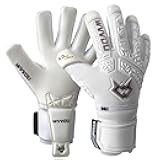 WVVOU Soccer Goalie Gloves for Adults and Youth, High Performance Goalkeeper Gloves with 5 Detachable Finger Saves, Soccer Gloves with 4mm Sticky Latex Palm