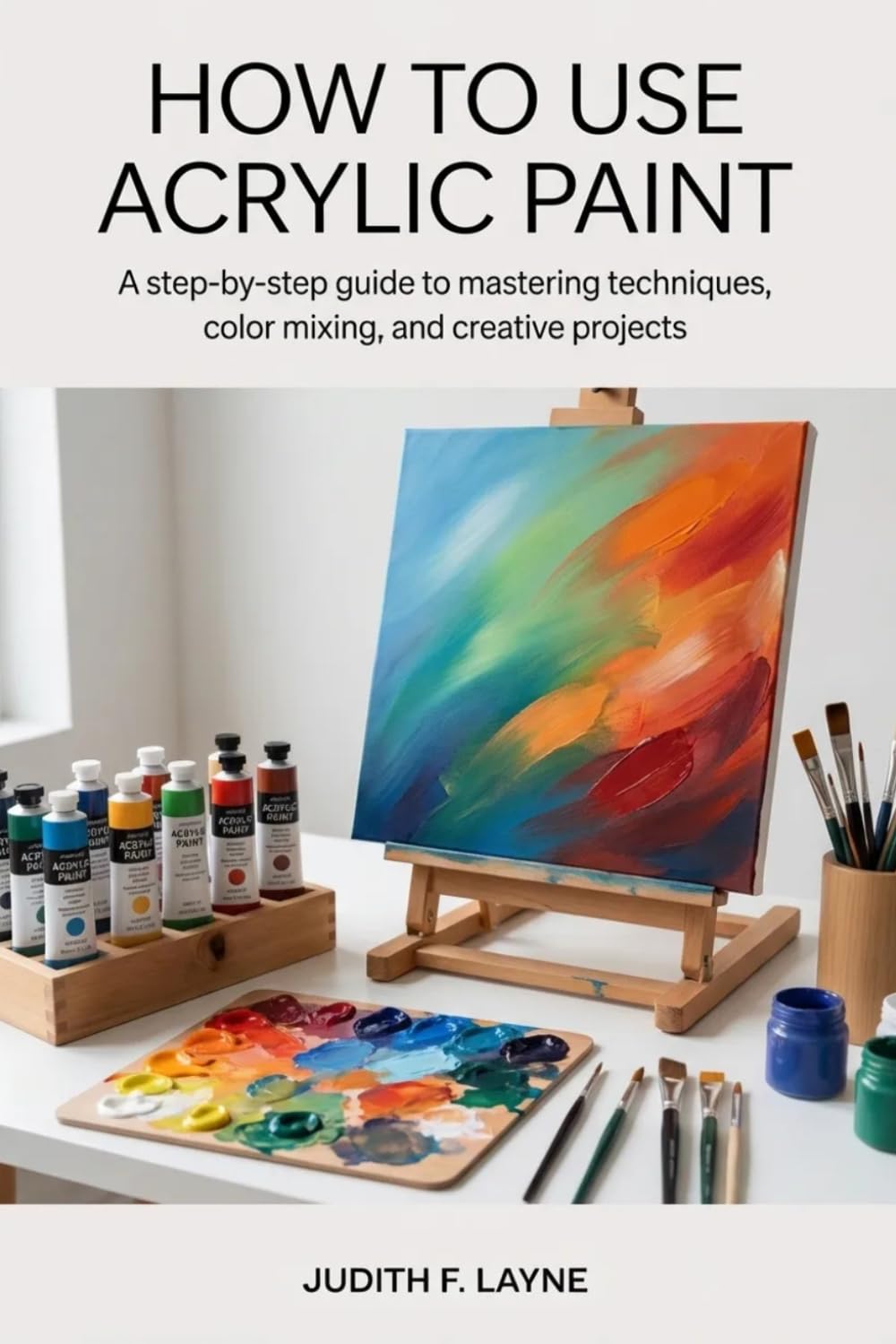 HOW TO USE ACRYLIC PAINT: A Step-by-Step Guide to Mastering Techniques, Color Mixing, and Creative Projects