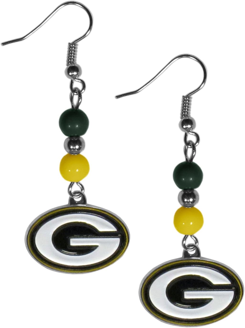 NFL Fan Bead Dangle Earrings