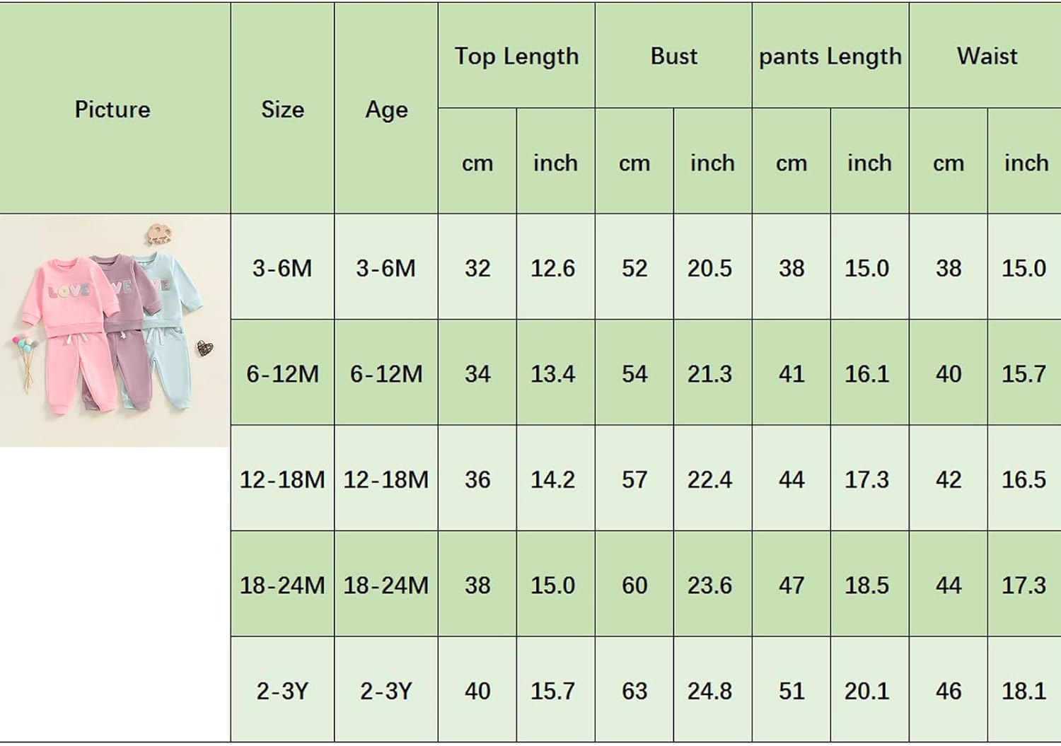 Adobabirl Toddler Baby Girl Clothes Embroidery Letter Print Crewneck Sweatshirt and Pants Set Fall Winter Spring Outfits - Image 7