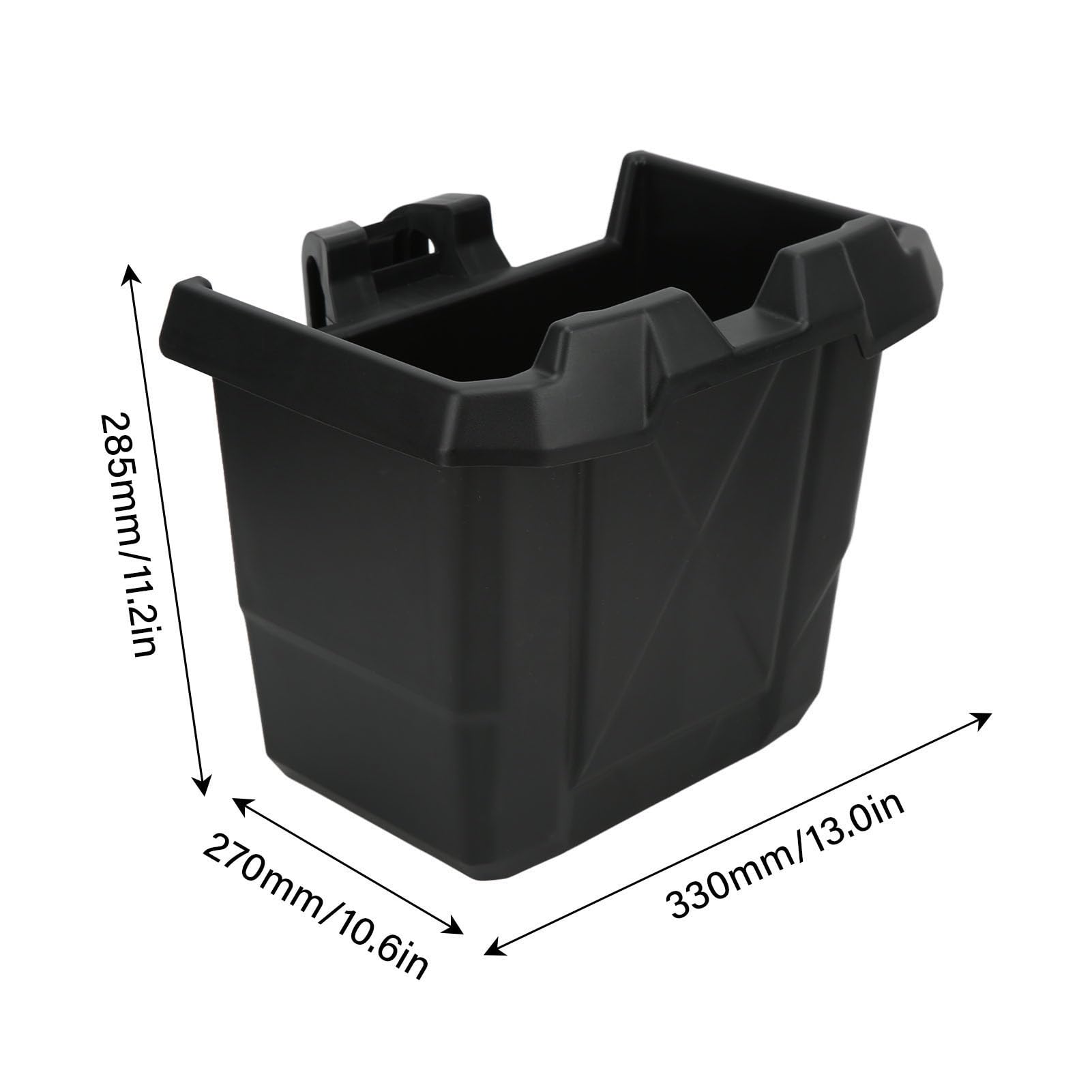 Caja de almacenamiento debajo del asiento 715003446 Compartimiento de almacenamiento debajo del asiento central ABS de gran capacidad 8L con bolsa para HD10 HD5 HD8
