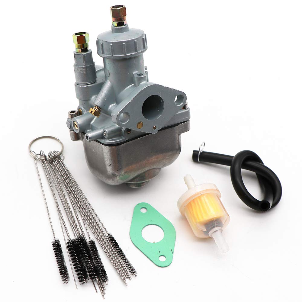 Vergaser 16mm 16N1-11 für Simson S50 S51 S53 S70 KR51/2 ZT Tuningvergaser, + Vergaser Carbon Reiniger Kit & Kraftstofffilter Dichtung